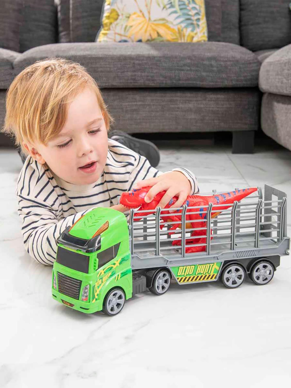 Sunman Oyuncak Sesli ve Işıklı Dino Transporter