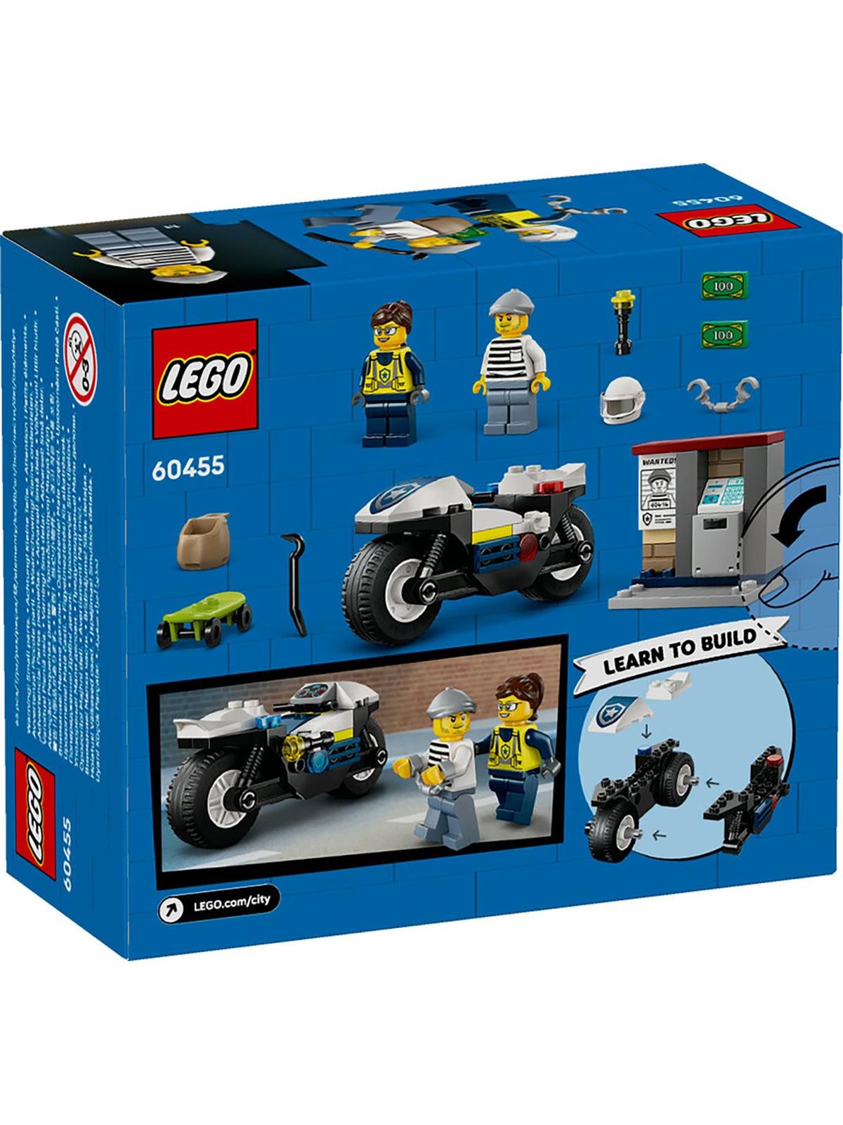Lego City Polis Motorsiklet Takibi