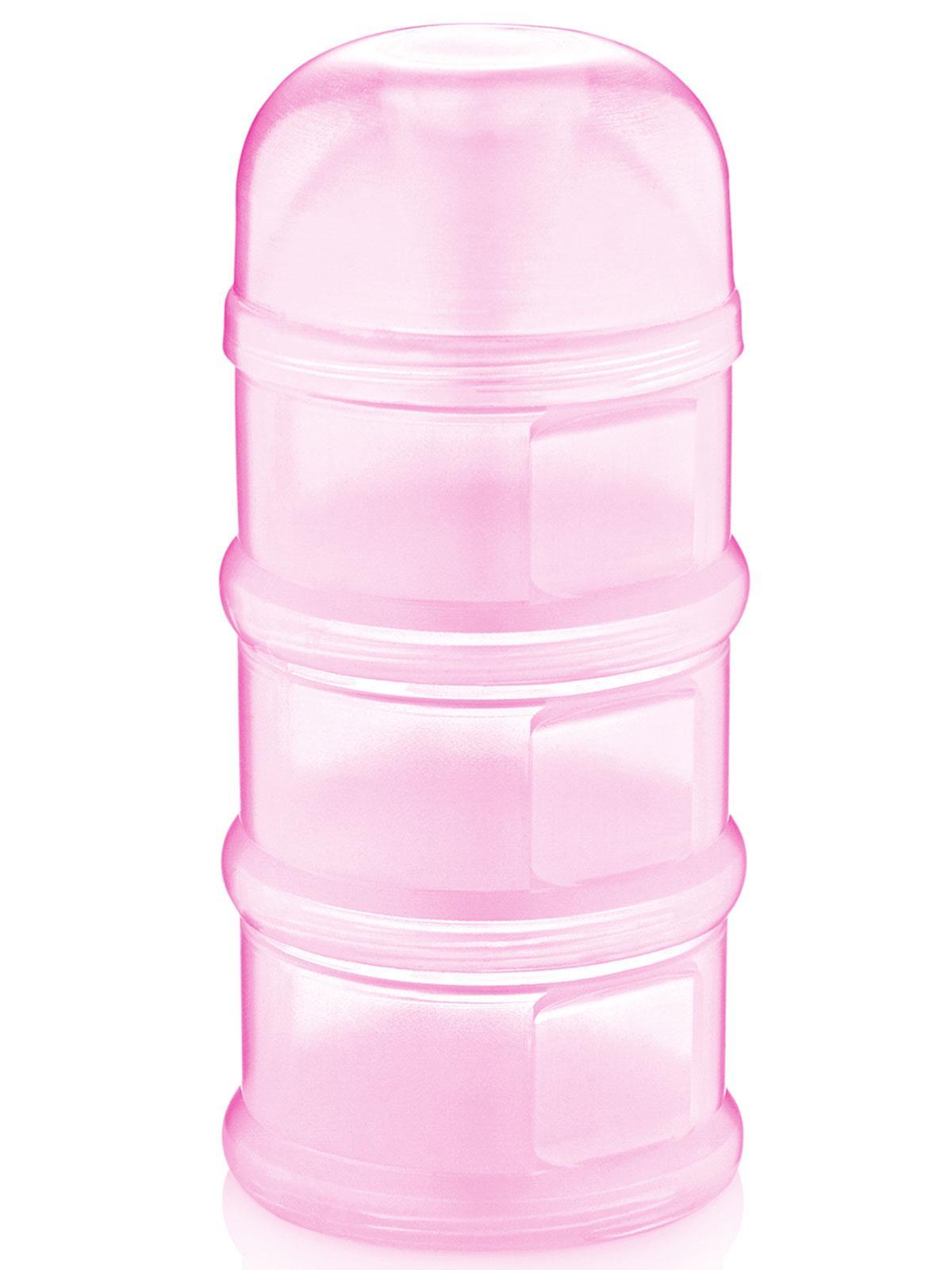 BabyJem Katlı Toz Mama Kabı - Pembe