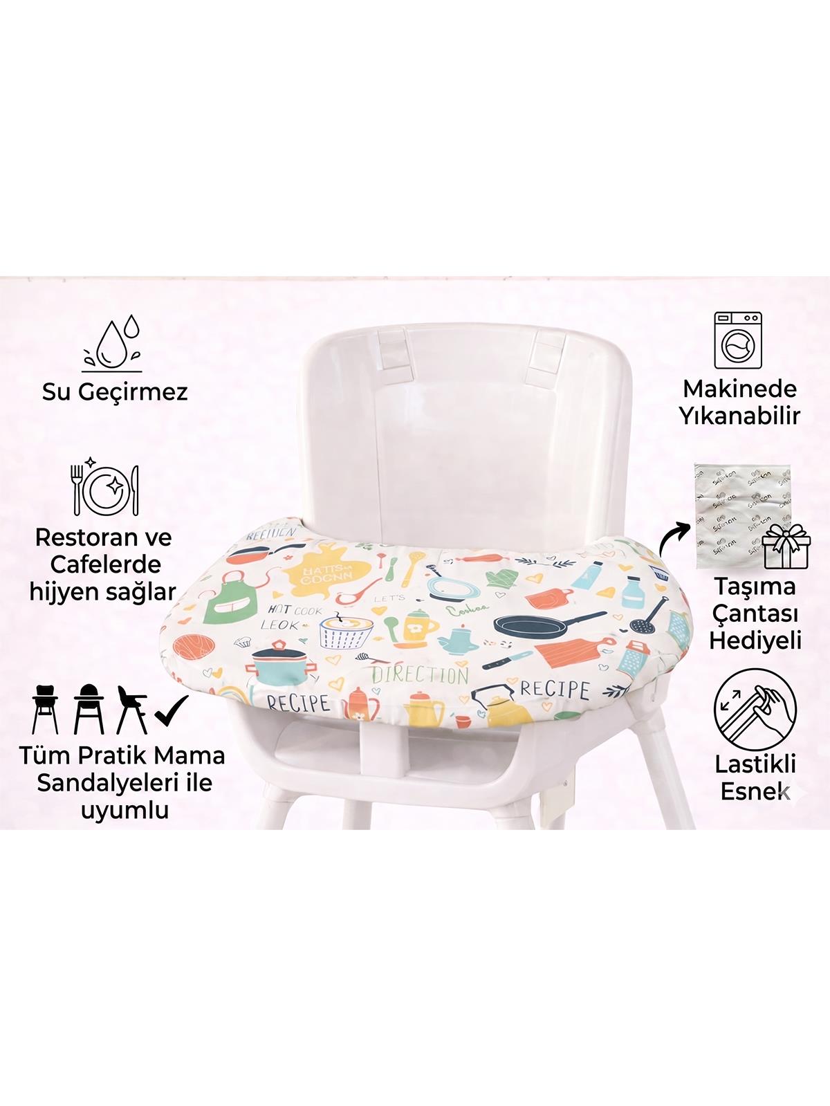 Safemom Mama Sandalyesi Örtüsü - Cupcake - Fusya