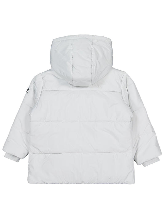 Civil Boys Kapşonlu Şişme 6-9 Yaş Mont - Gri
