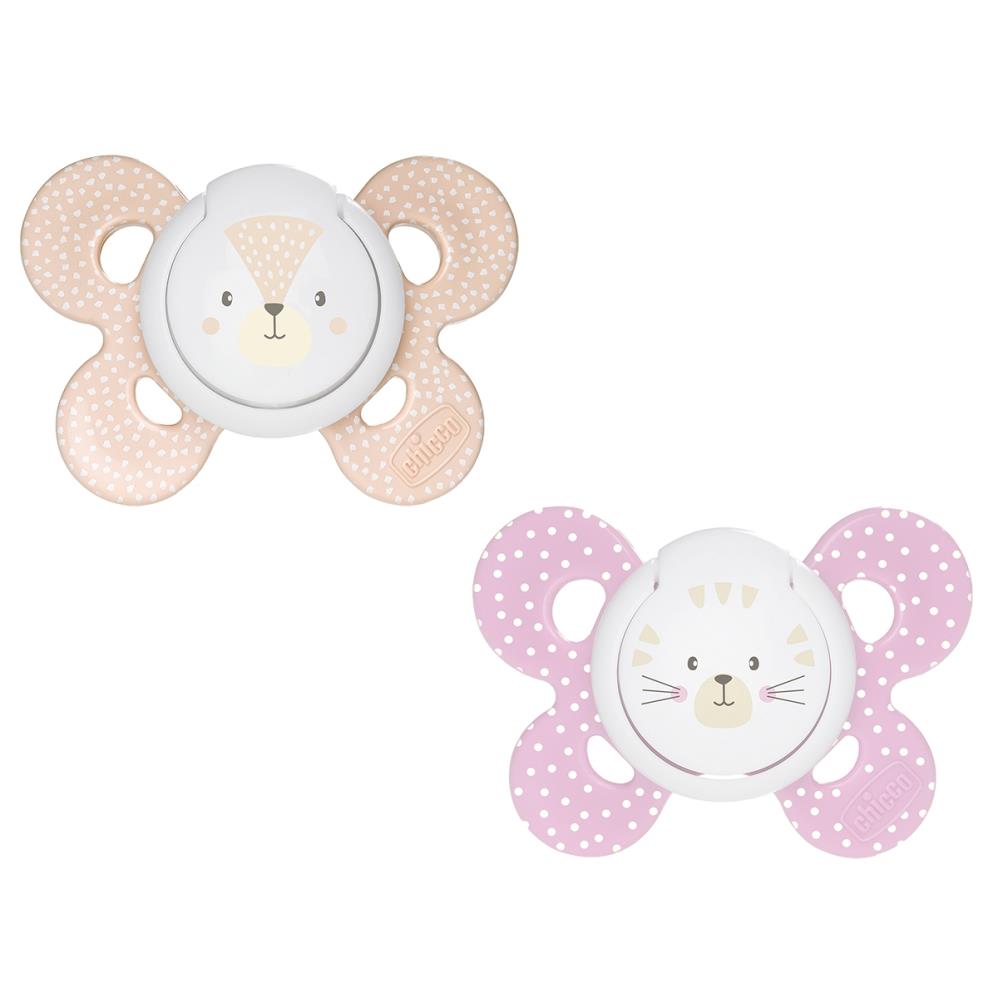 Chıcco Soother Comfort Gırl 2 Lı Sılıkon Emzık 6-16 ay