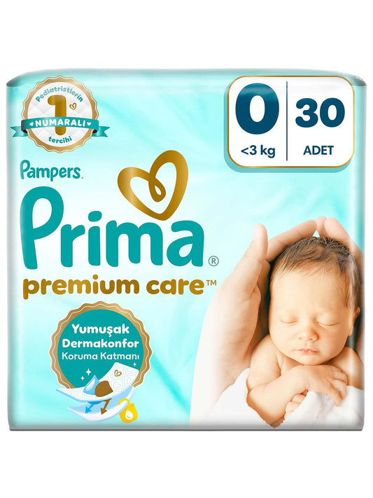 Prima Premium Care 0 Beden Prematüre Bebek Bezi 30 Adet - StandartStandart