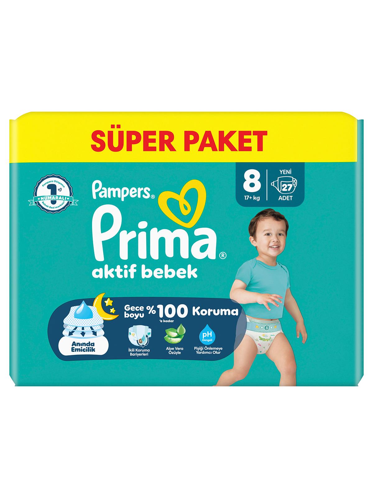 Prıma Bebek Bezi  Ab 8 Beden Super Paket 27 Adet