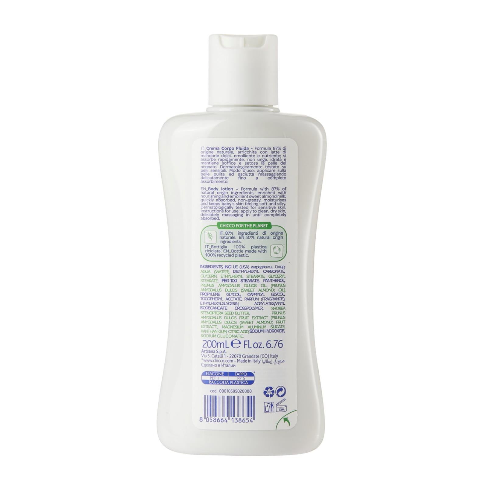 Chicco Baby Moments Doğal Vücut Losyonu 200 ml