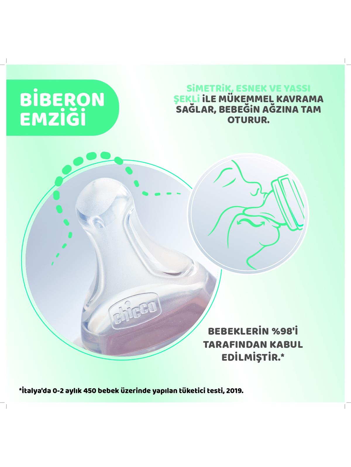 Chicco P5 Antikolik Biberon PP 300Ml - Pembe