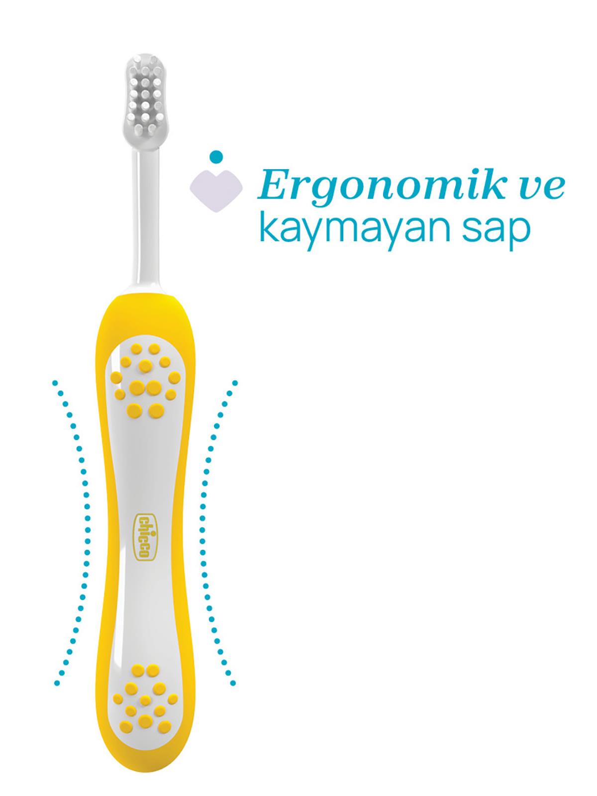 Chicco 2'Li Diş Fırçası 6-36 Ay - Mavi