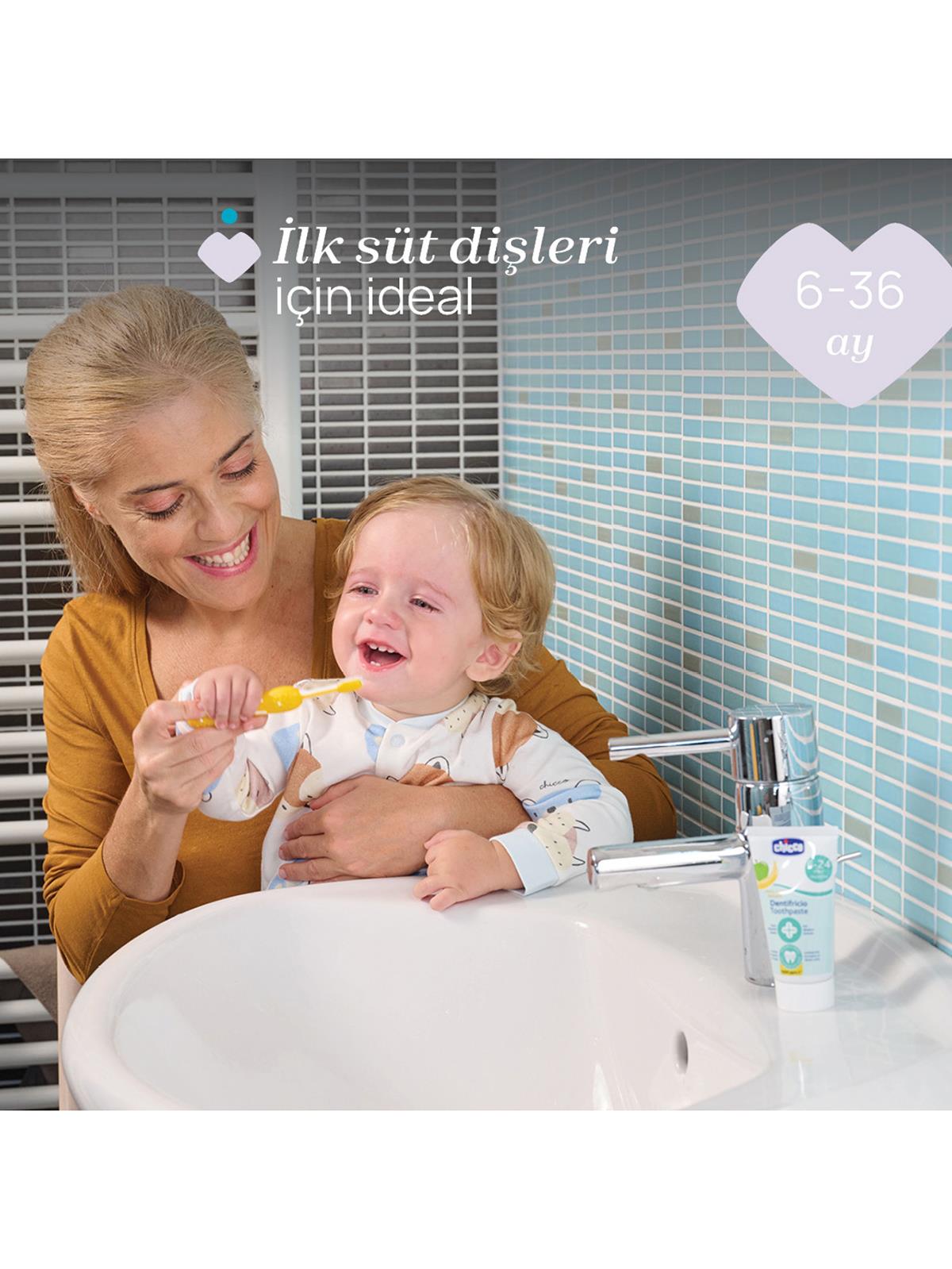 Chicco 2'Li Diş Fırçası 6-36 Ay - Mavi