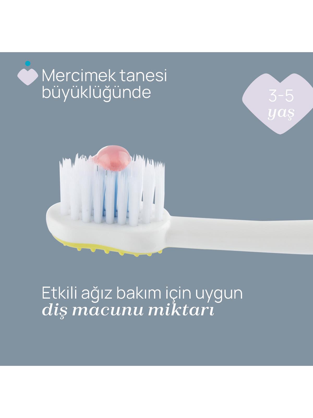 Chicco 2'Li Diş Fırçası 3-6 Yaş - Mavi