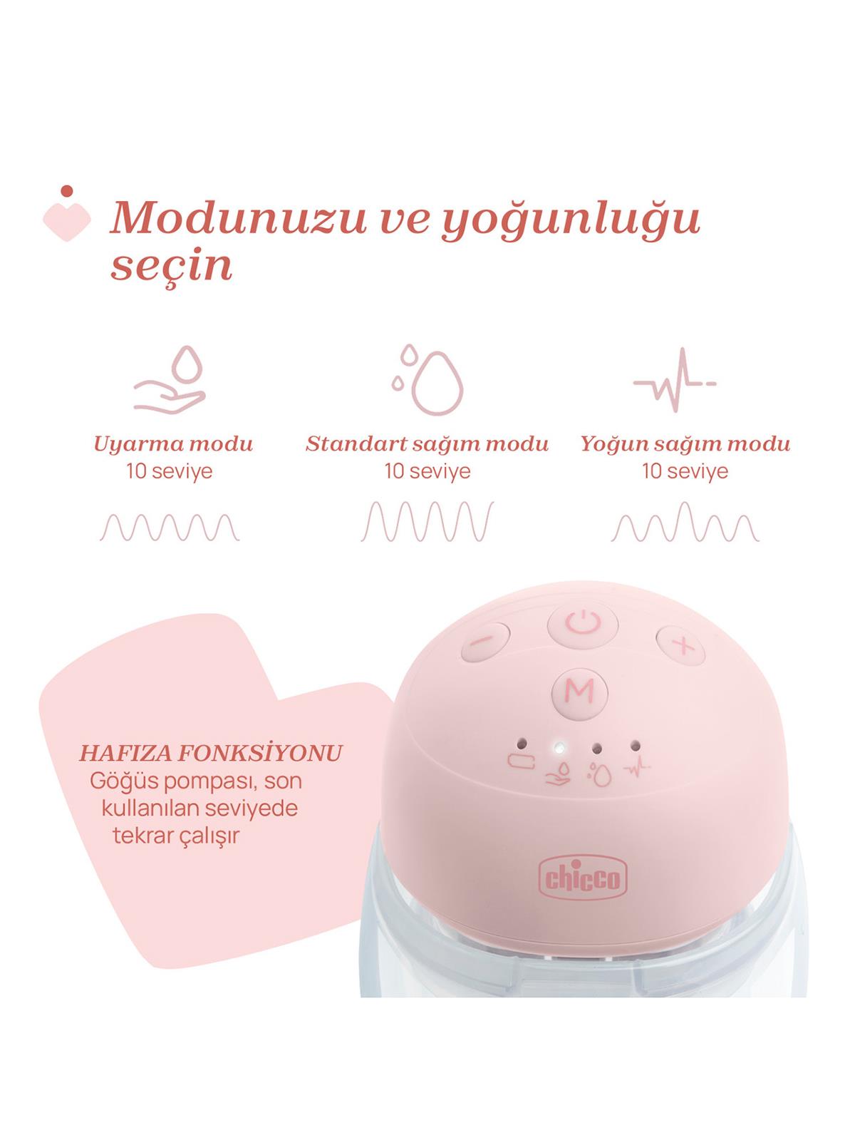 Chicco Çiftli Giyilebilir Elektrikli Göğüs Pompası