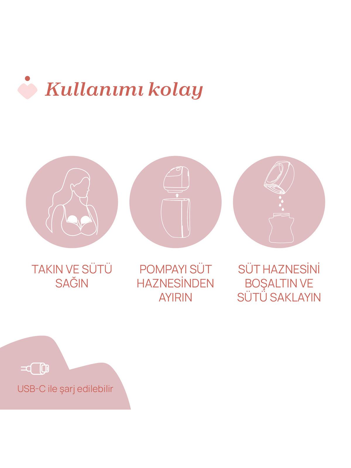 Chicco Çiftli Giyilebilir Elektrikli Göğüs Pompası