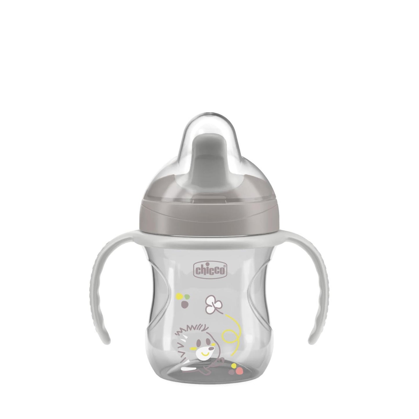 Chicco Yarı Yumuşak Uçlu Bardak 6 Ay+ - Gri
