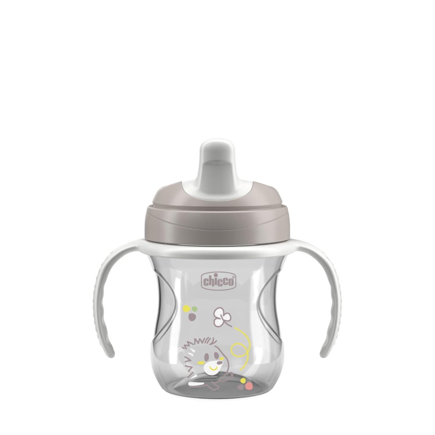 Chicco Yarı Yumuşak Uçlu Bardak 6 Ay+ - Gri