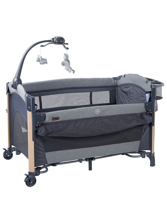 Prego Elips Plus Anne Yanı Oyun Parkı 70x120 cm - Gri