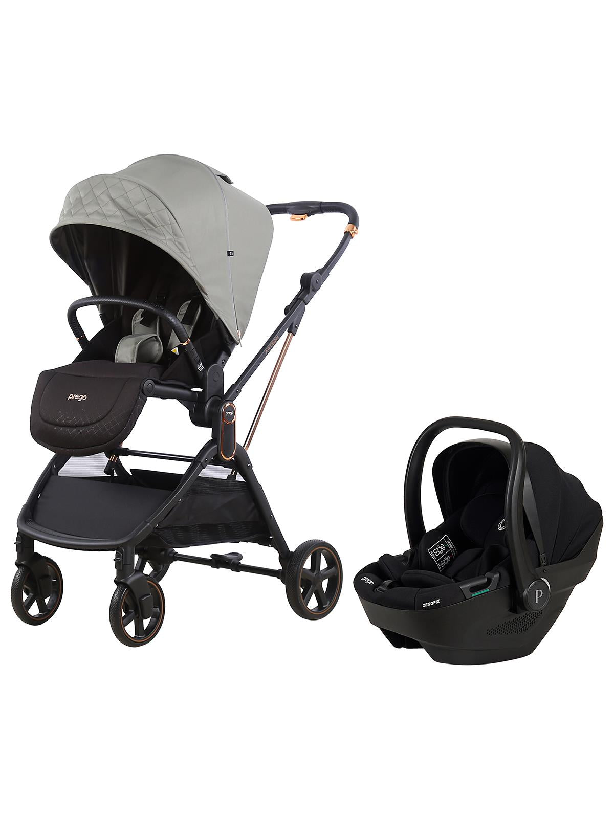 Prego Arteon i-Size Travel Bebek Arabası - Gri