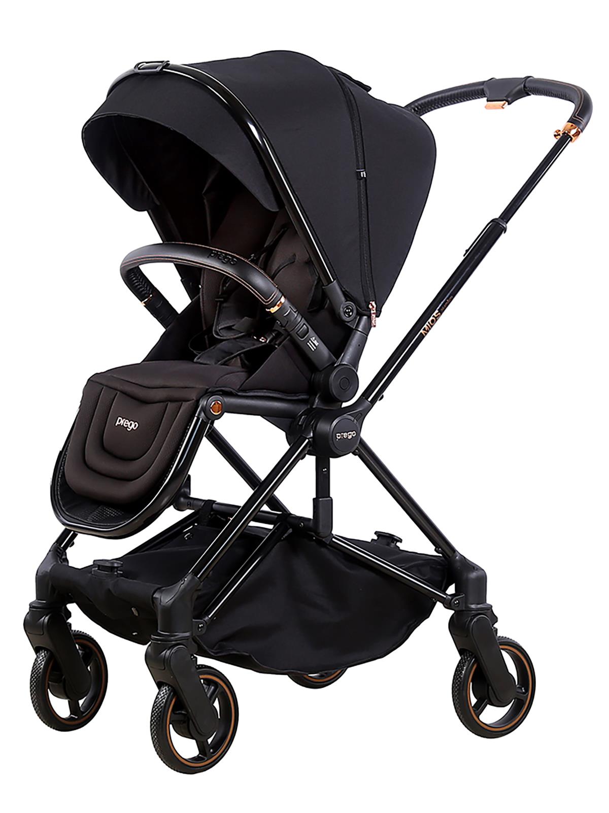 Prego Mios Premium Çift Yönlü Bebek Arabası - Siyah