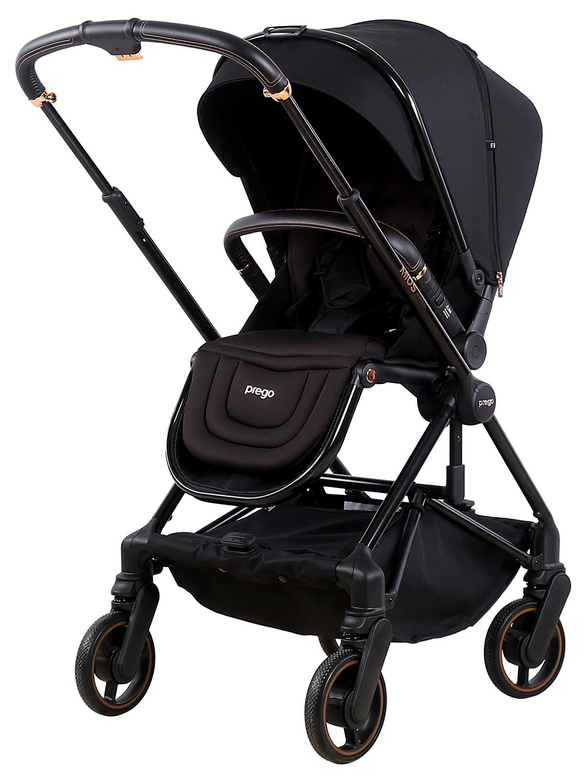 Prego Mios Premium Çift Yönlü Bebek Arabası - Siyah