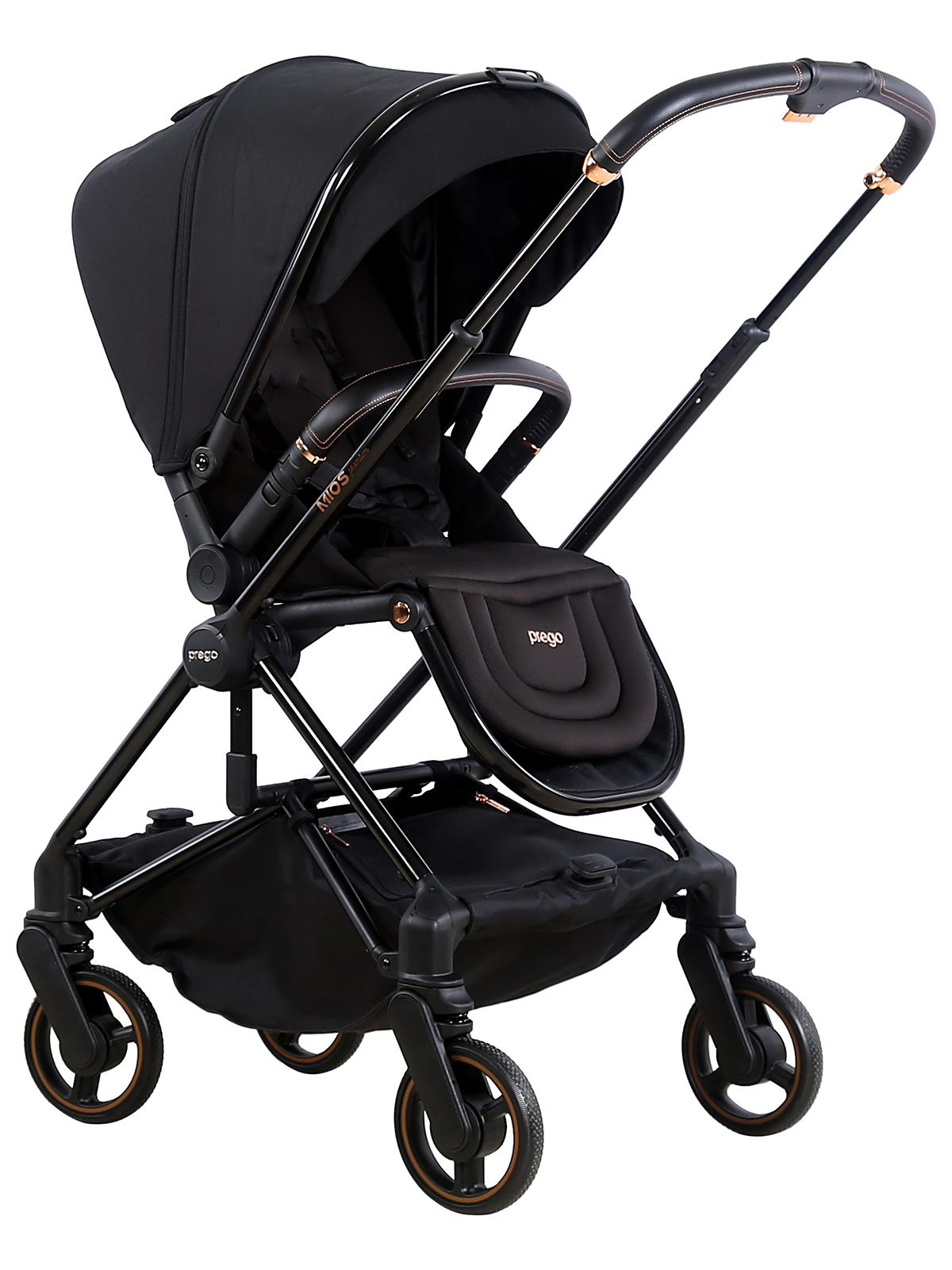 Prego Mios Premium Çift Yönlü Bebek Arabası - Siyah