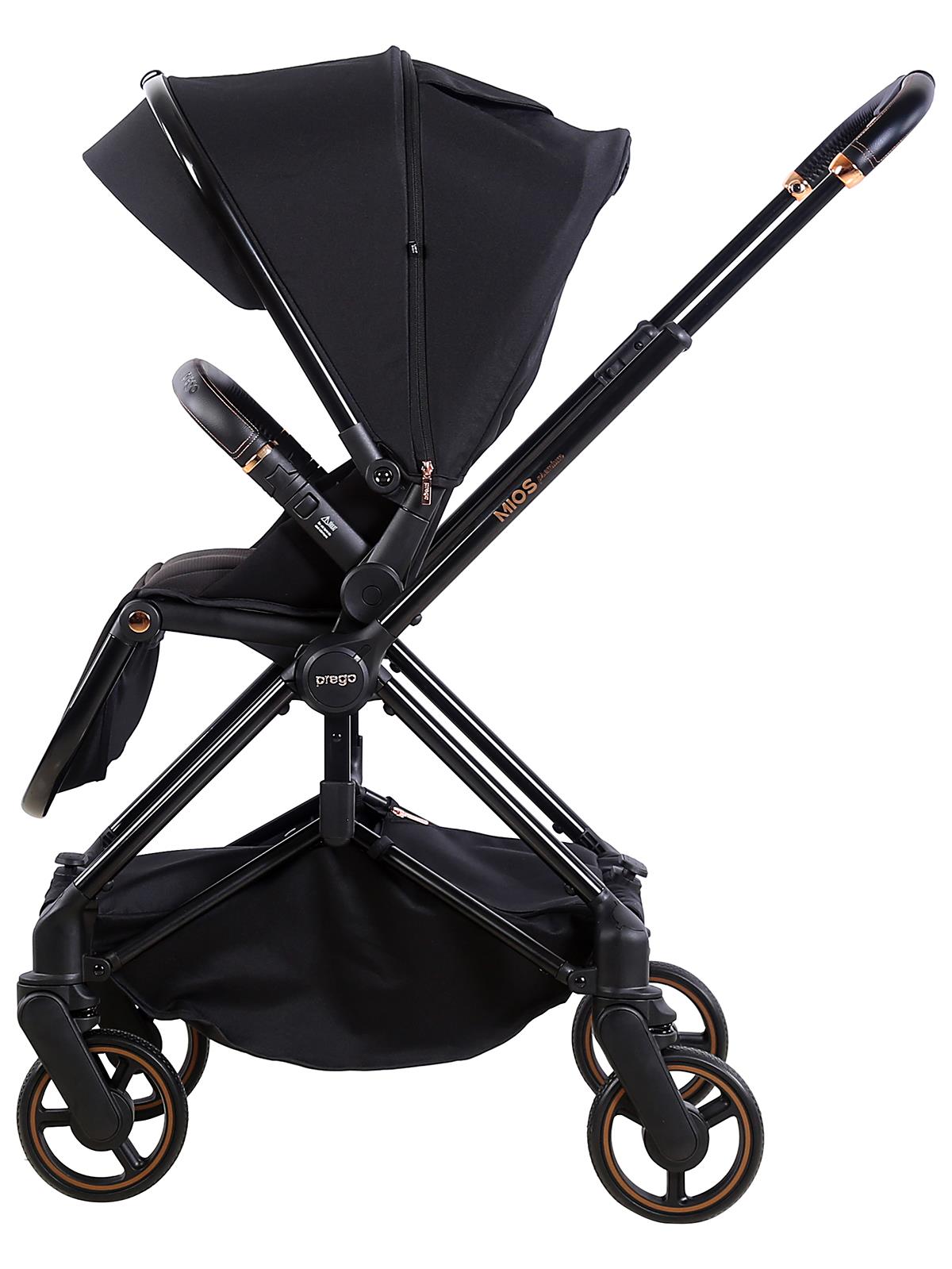 Prego Mios Premium Çift Yönlü Bebek Arabası - Siyah