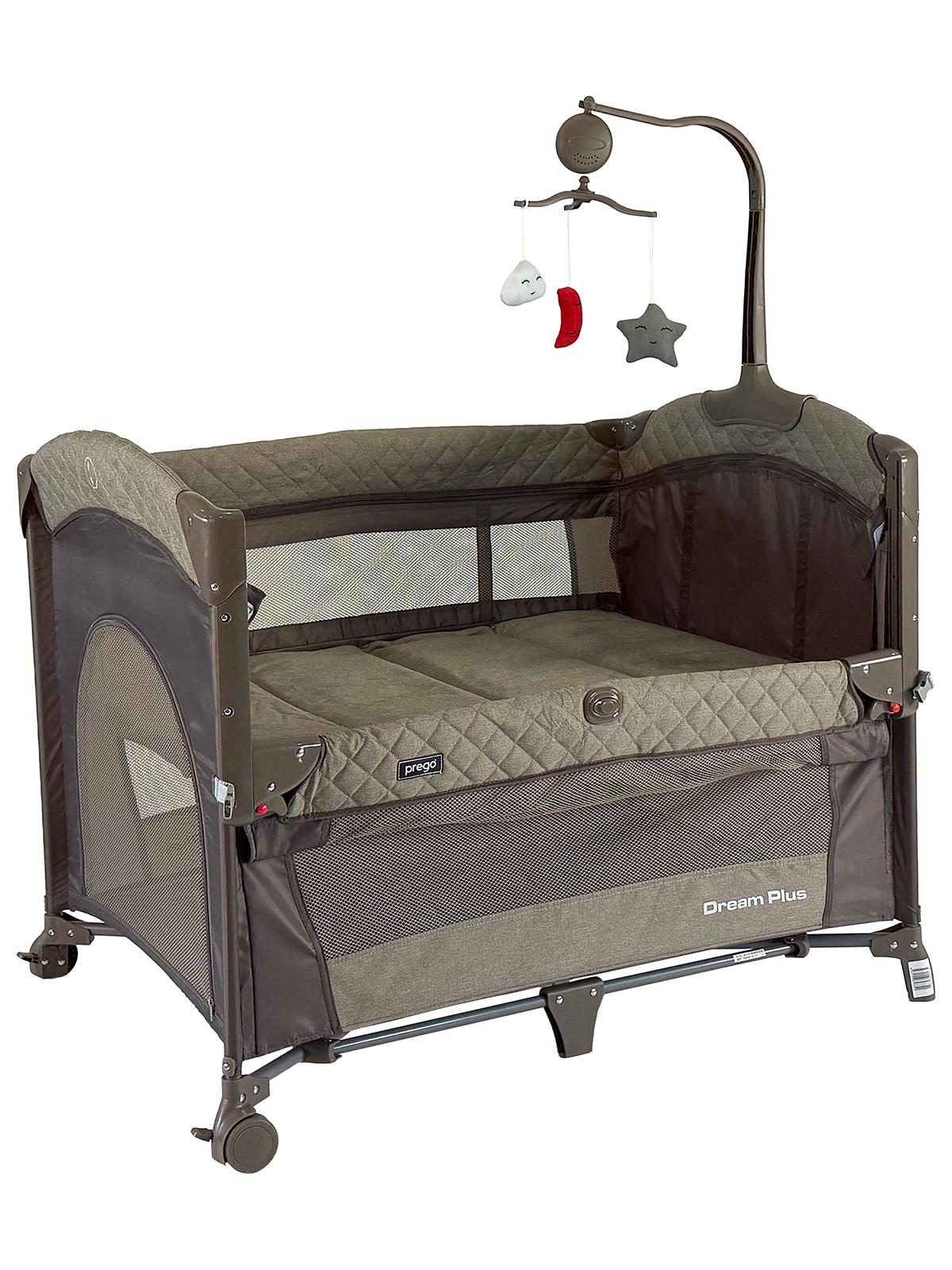 Prego Dream Plus Anne Yanı Oyun Parkı 65x95 cm - Bej