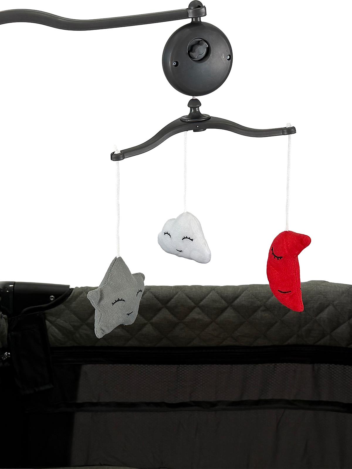 Prego Dream Plus Anne Yanı Oyun Parkı 65x95 cm - Gri