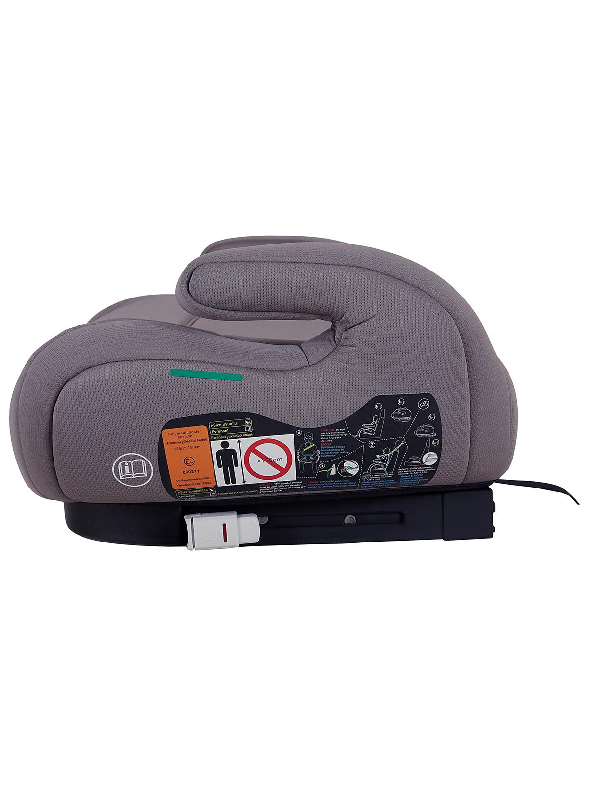 Prego Rio Fix Oto Koltuğu Yükseltici (15-36 Kg) - Gri