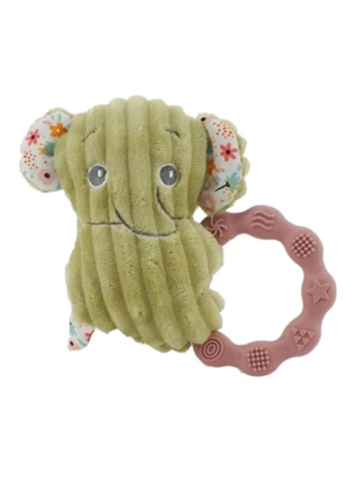 Prego Toys Dişlik ve Çıngıraklı Oyuncak Fil