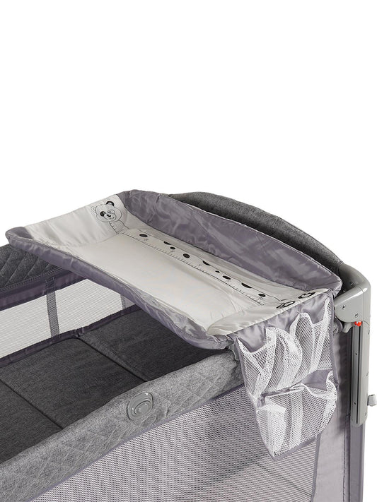 Prego Bedside Anne Yanı Oyun Parkı 70x120 cm - Gri