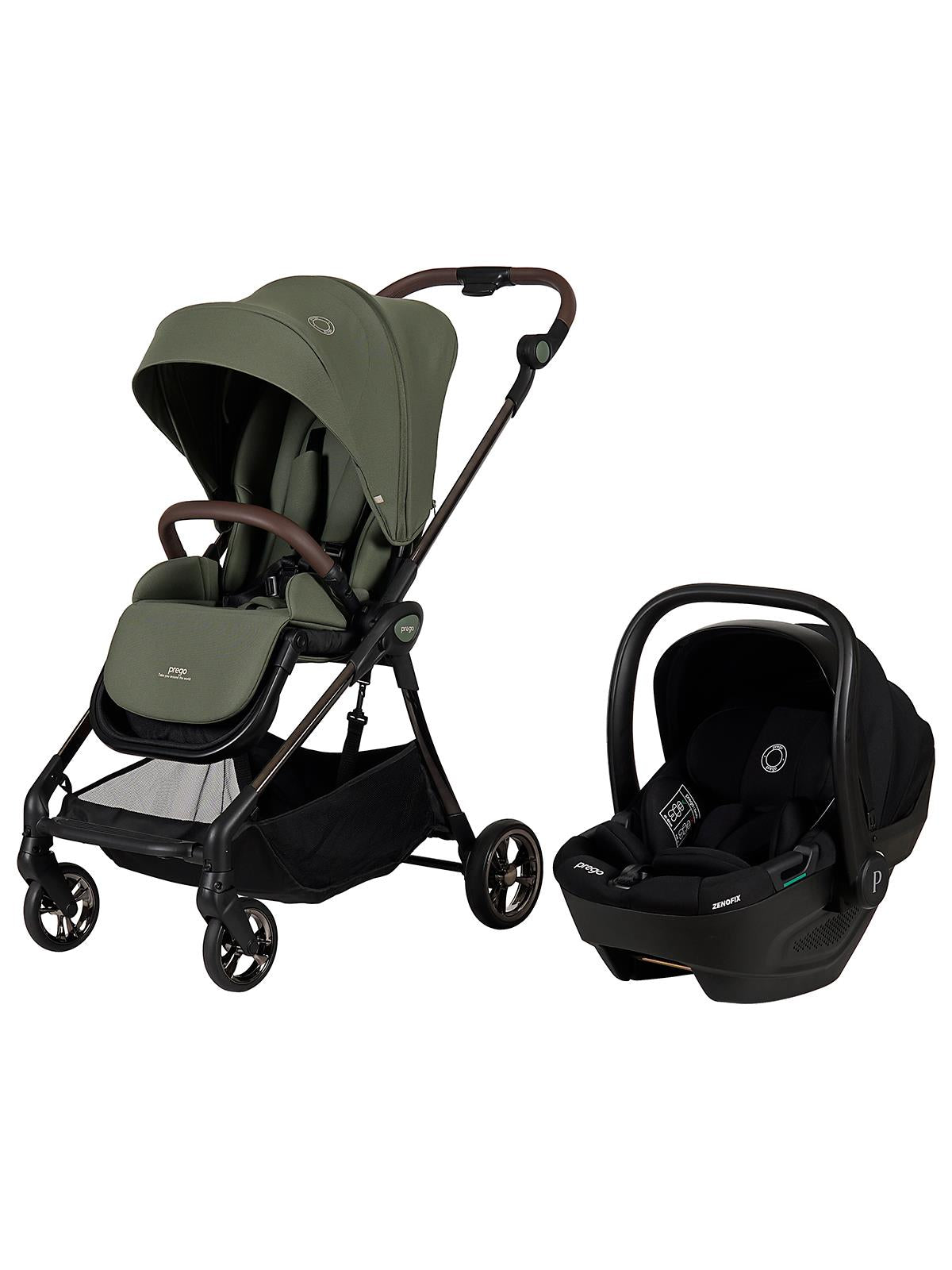 Prego Lyon I-Size Travel Sistem Bebek Arabası - Yeşil