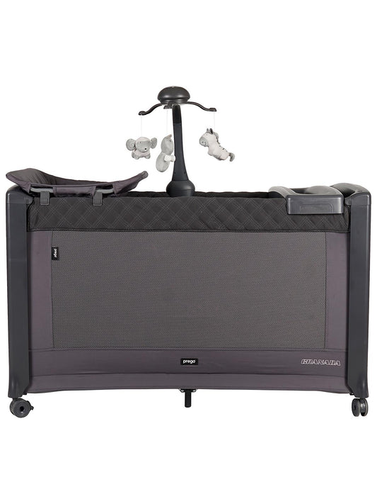 Prego Granada Otomatik Katlanabilen Anne Yanı Oyun Parkı 60x120 cm - Gri