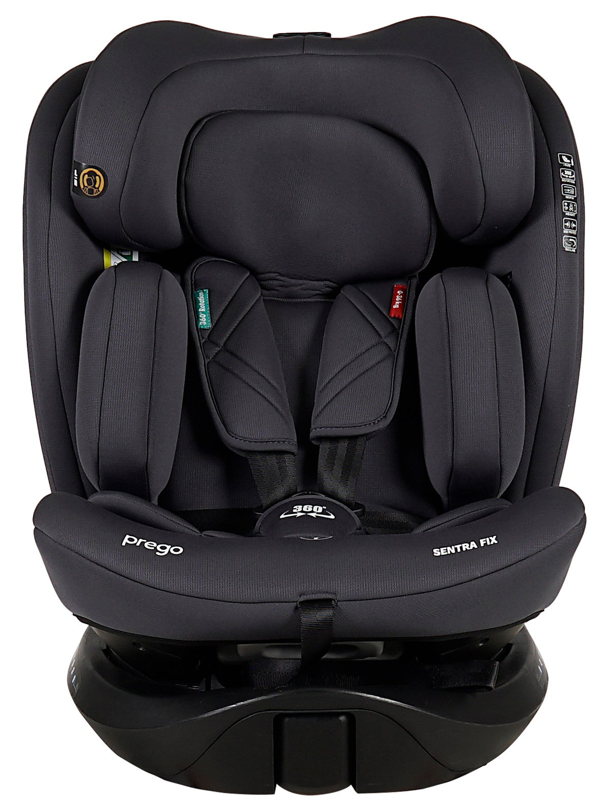 Prego Sentrafix i-Size 0-36 Ay Oto Koltuğu - Gri