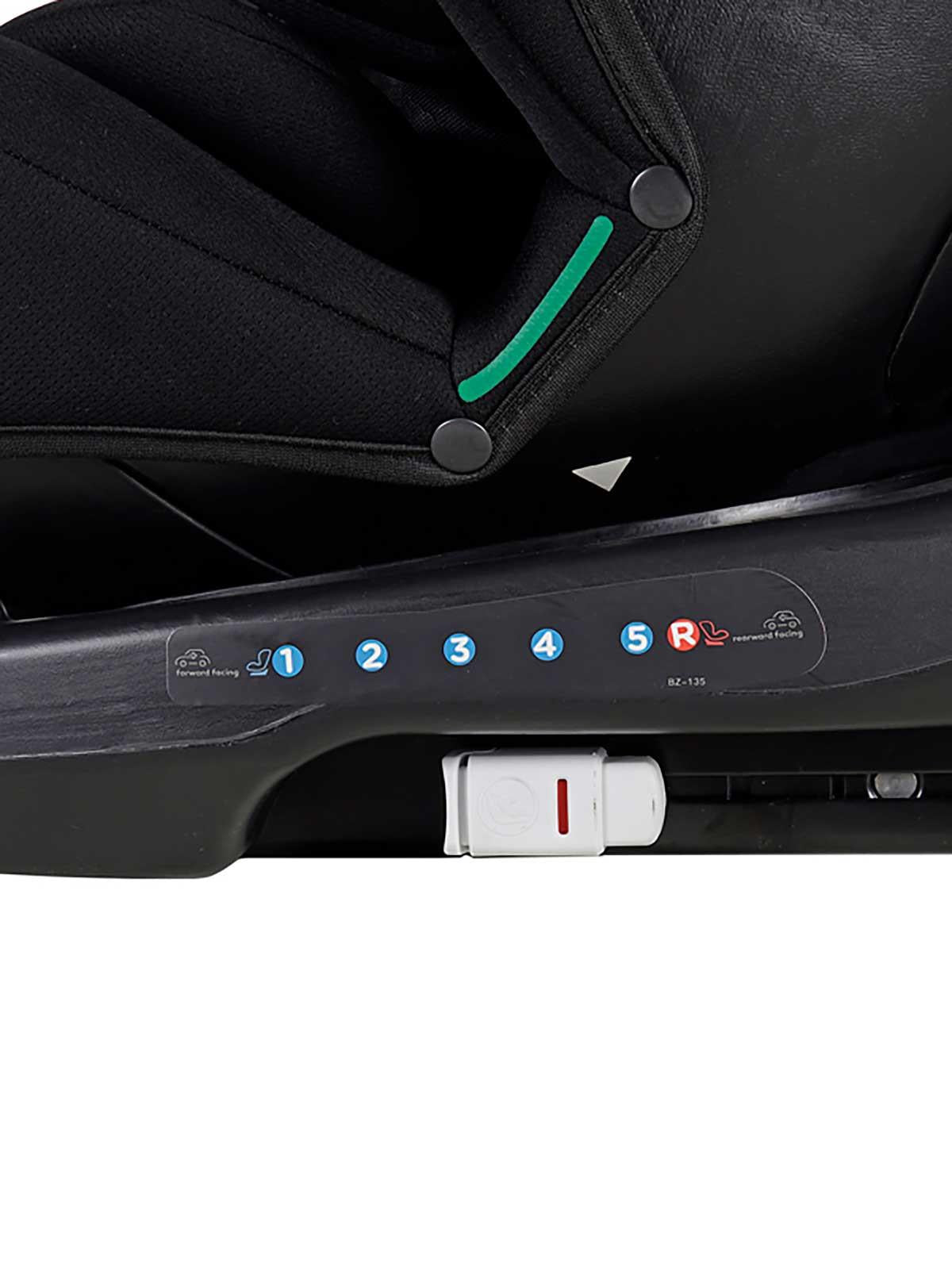 Prego Mono Fix I-Size 360° TT Oto Koltuğu Koltuğu 40-150 cm (0-36 Kg) - Siyah