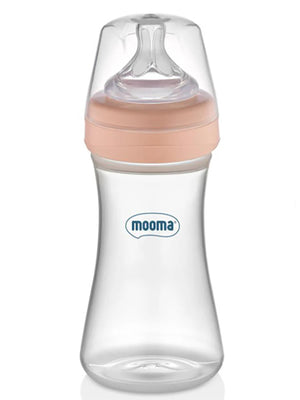 Mooma  Biberon 250 Ml 6-18 Ay Orta Akış - Pembe