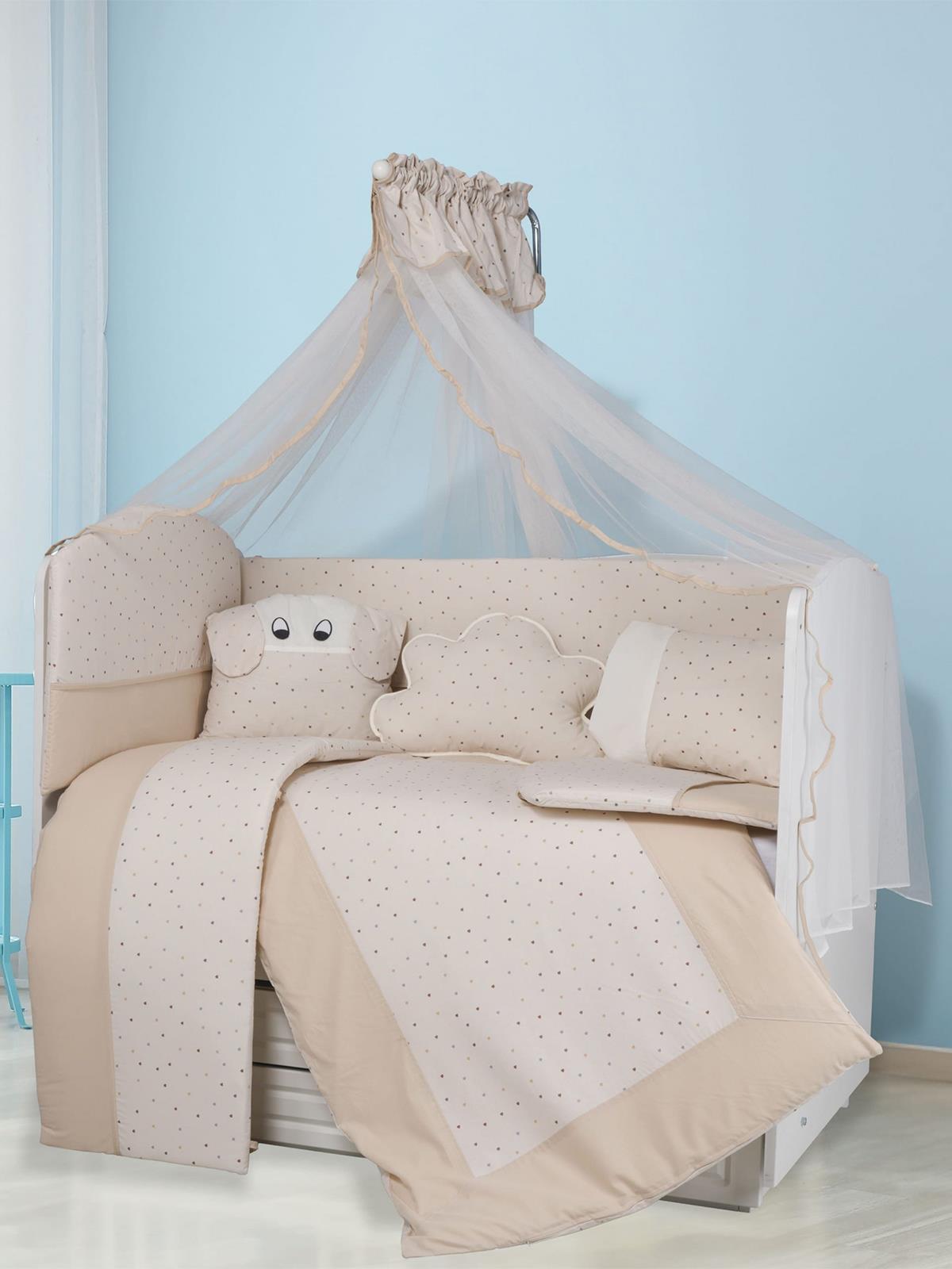 Aras Bebe Joli Uyku Seti 60x120 Cm - Kahverengi