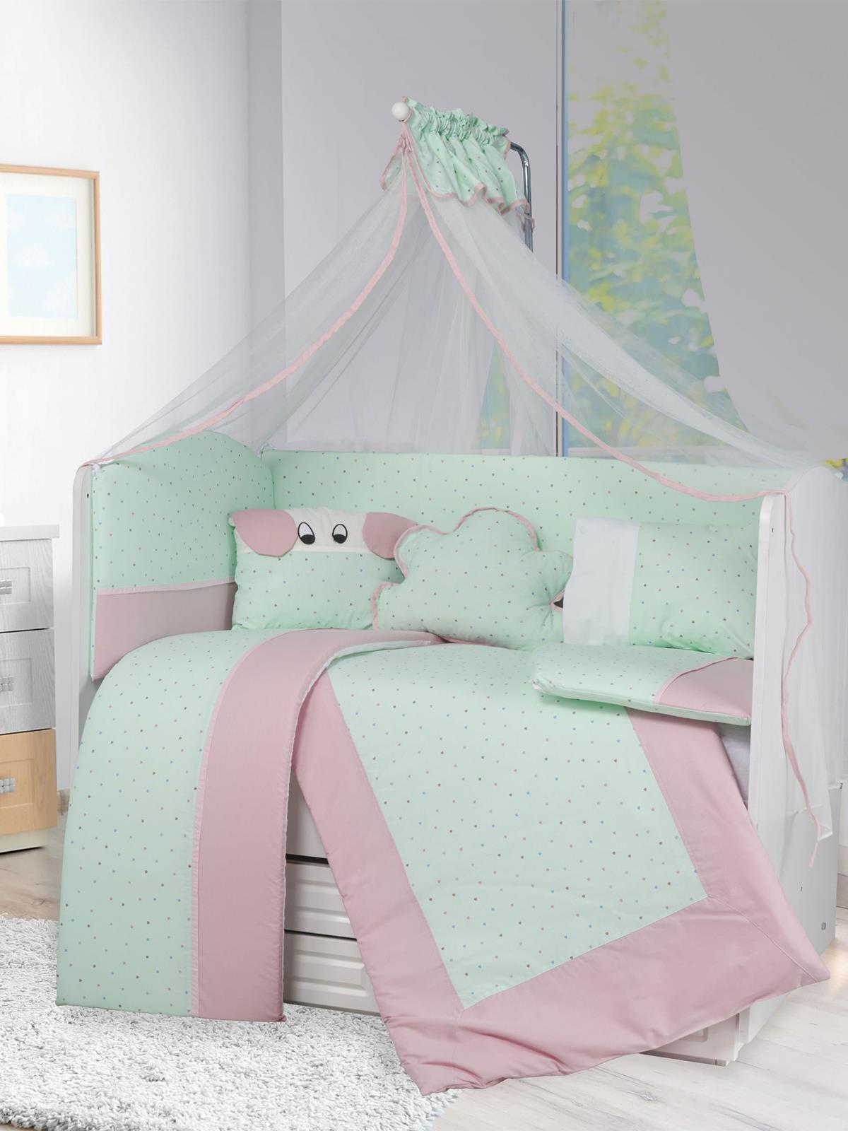 Aras Bebe Joli Uyku Seti 70x130 Cm - Yeşil