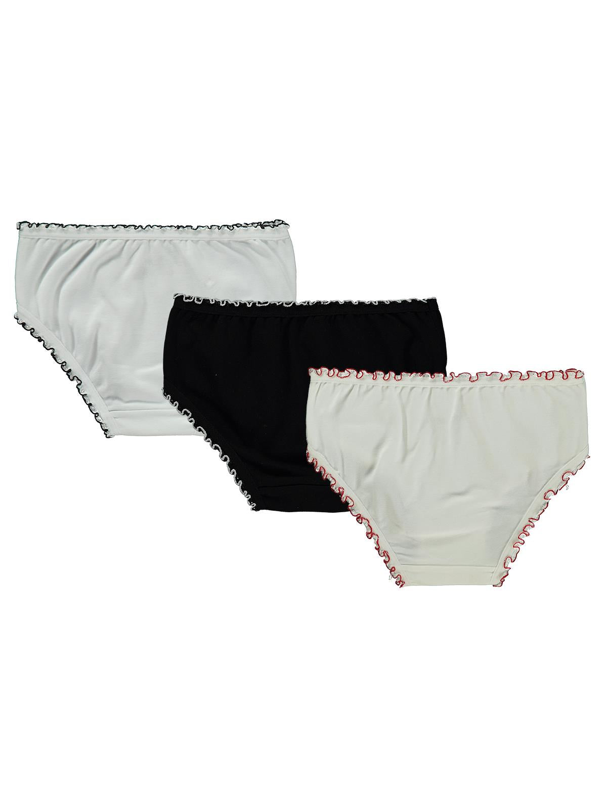 Muldira Kız 3' Lü Slip | Okul Kreş ve Günlük Kullanım