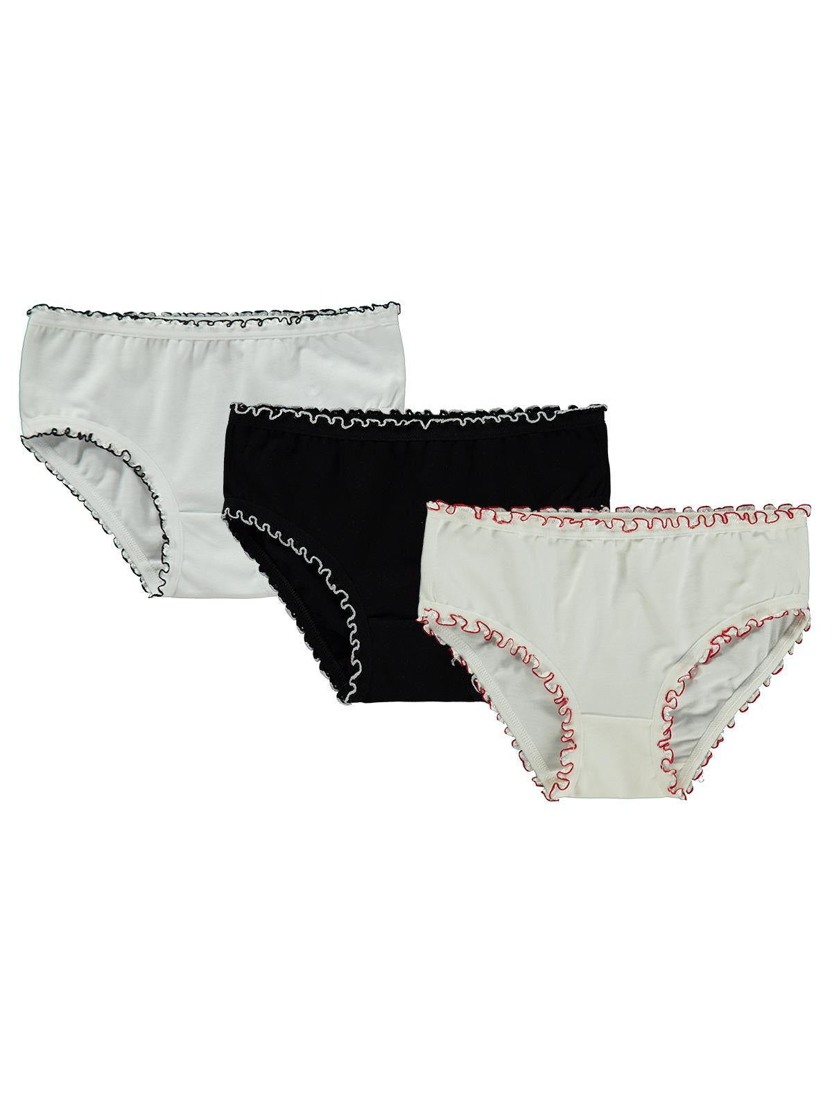 Muldira Kız 3' Lü Slip | Okul Kreş ve Günlük Kullanım