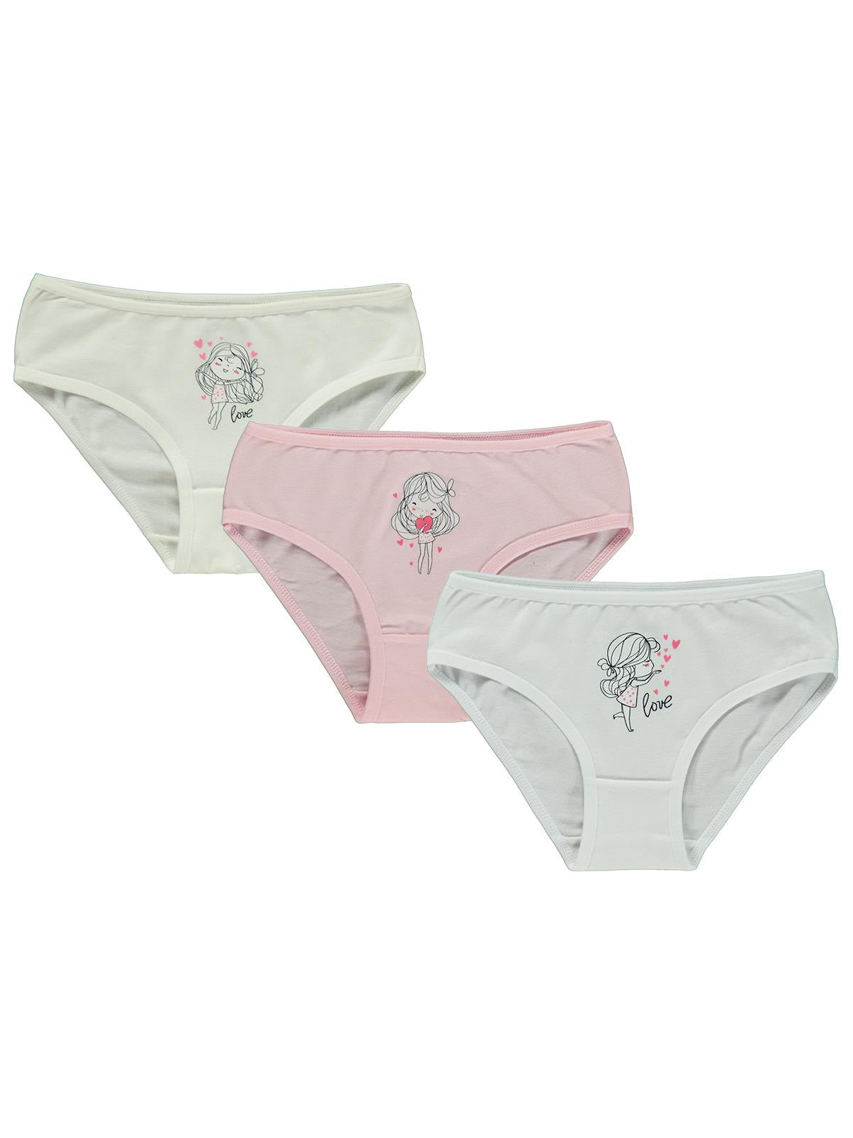 Artı Çorap Safinaz Kız 3'lü Slip