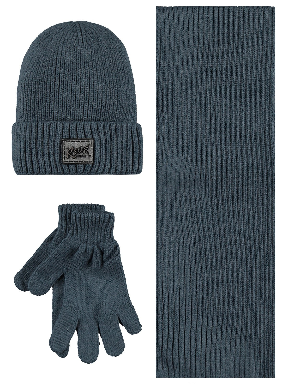 Kitti-Akal Tekstil Çocuk Erkek 4-8 Yaş Atkı Bere Eldiven Set