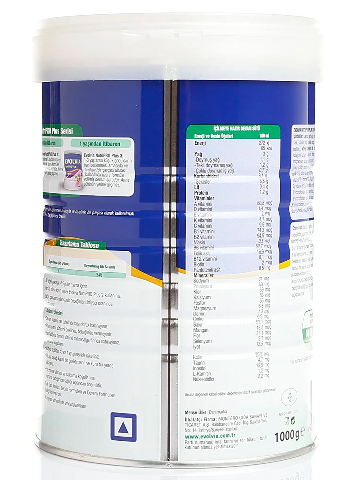 Evolvia NutriPRO Plus 2 - 1000 Gr