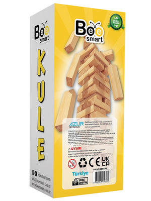Bee Smart Kutulu Ahşap Kule Oyuncak