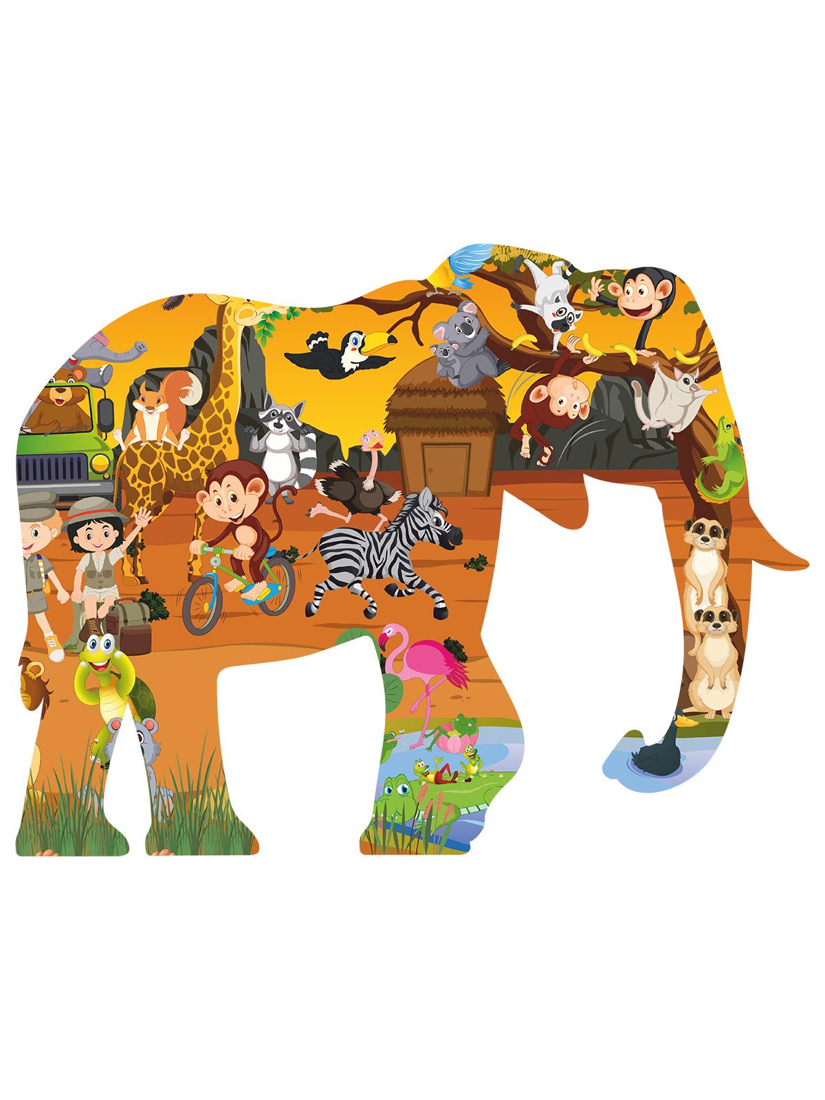Bee Smart Ahşap Puzzle Safari