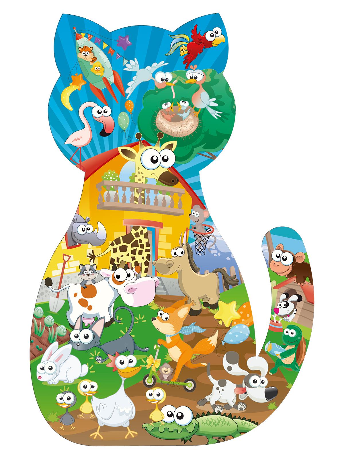 Bee Smart Hayvan Eşleştirmeli Puzzle