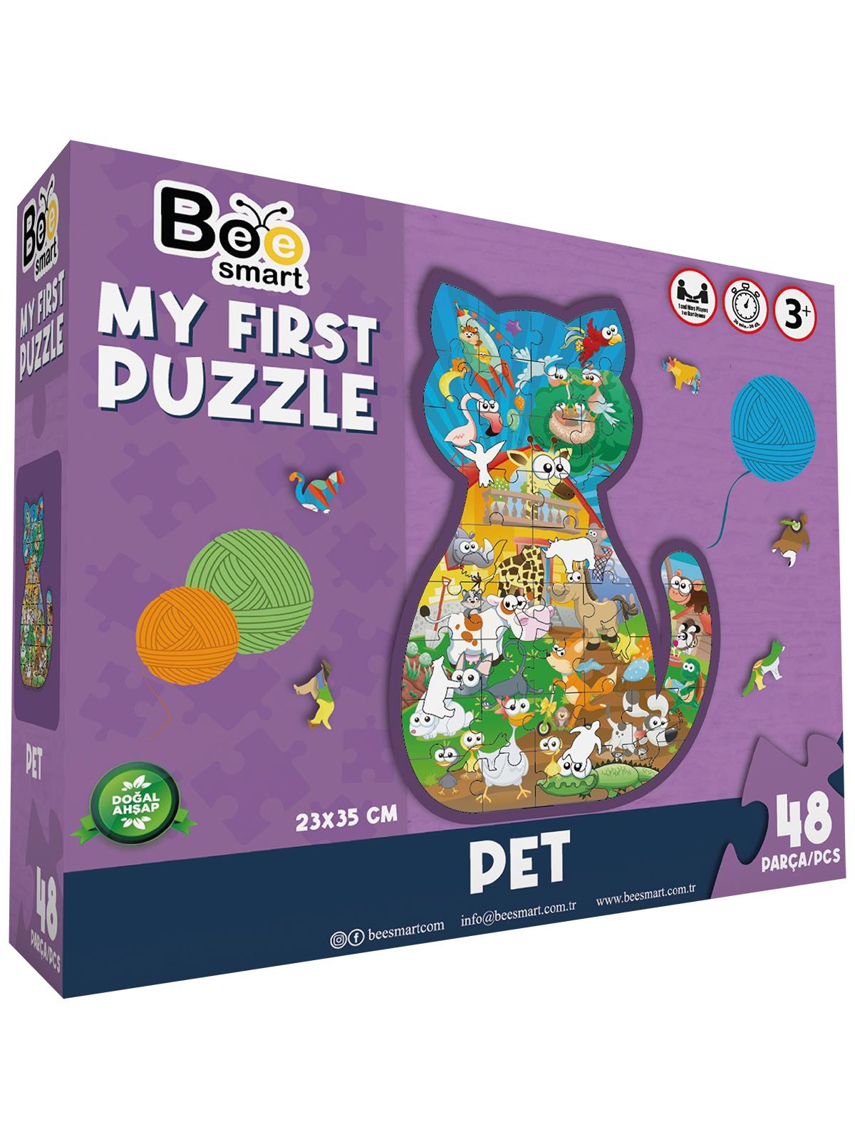 Bee Smart Hayvan Eşleştirmeli Puzzle