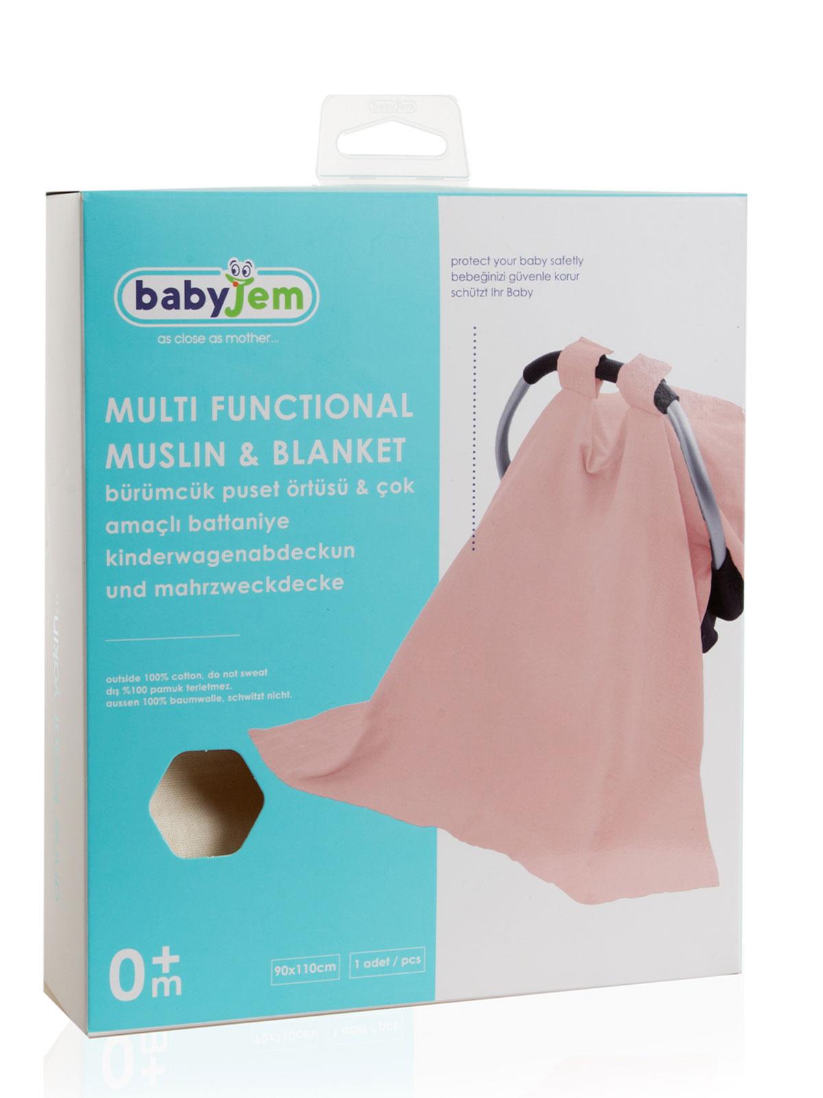 Babyjem Bürümcük Ana Kucağı Örtüsü - Pudra