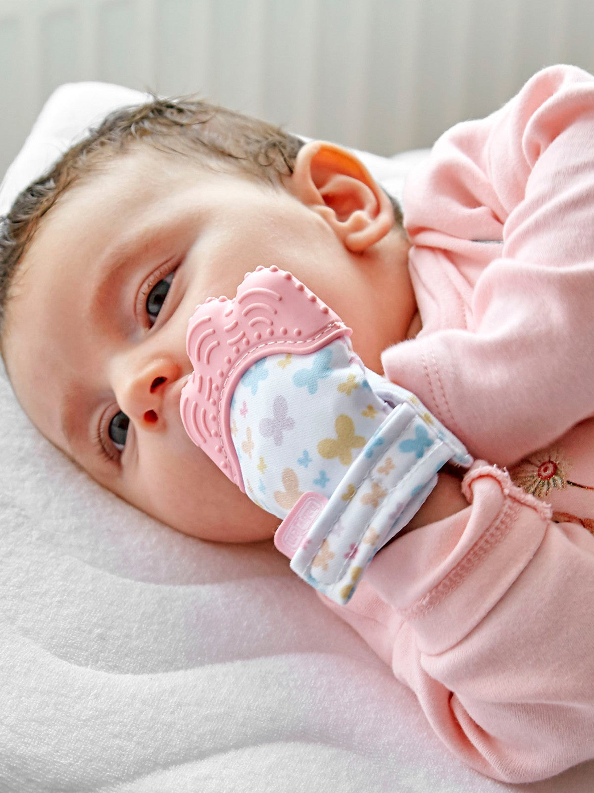 BabyJem Diş Kaşıyıcı Eldiven - Pembe