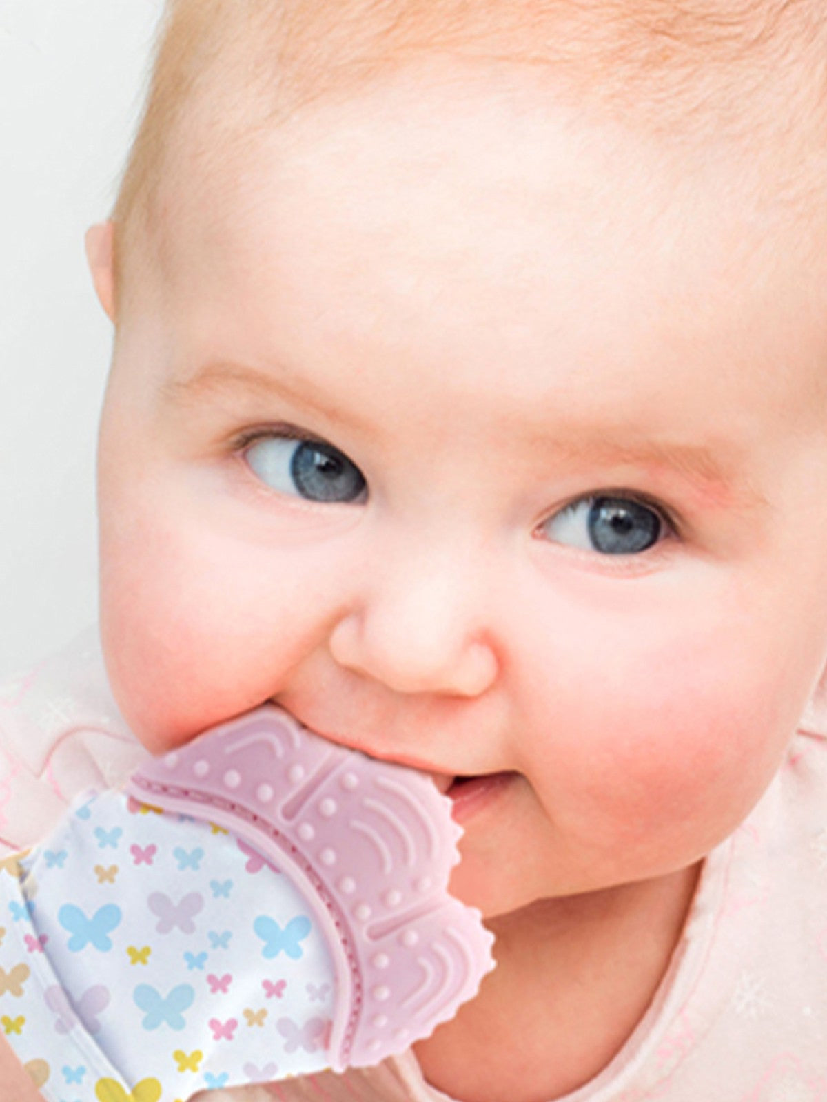 BabyJem Diş Kaşıyıcı Eldiven - Pembe