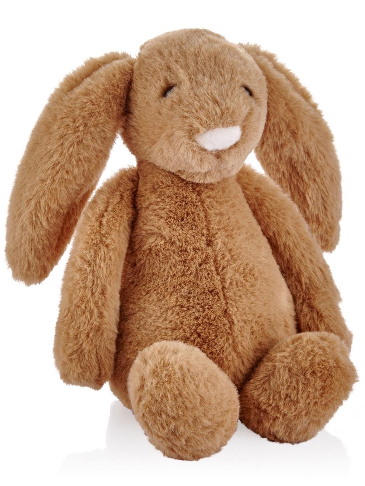 Babyjem Uyku Arkadaşım Oturabilen Tavşan 30 Cm - Kahverengi