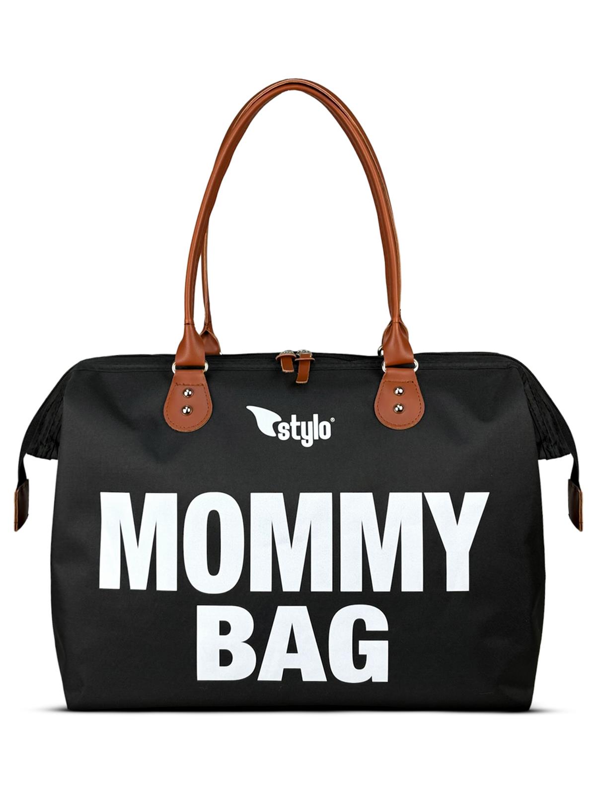 Stylo Çanta Mommy Bag Anne Bebek Bakım Çantası - Siyah