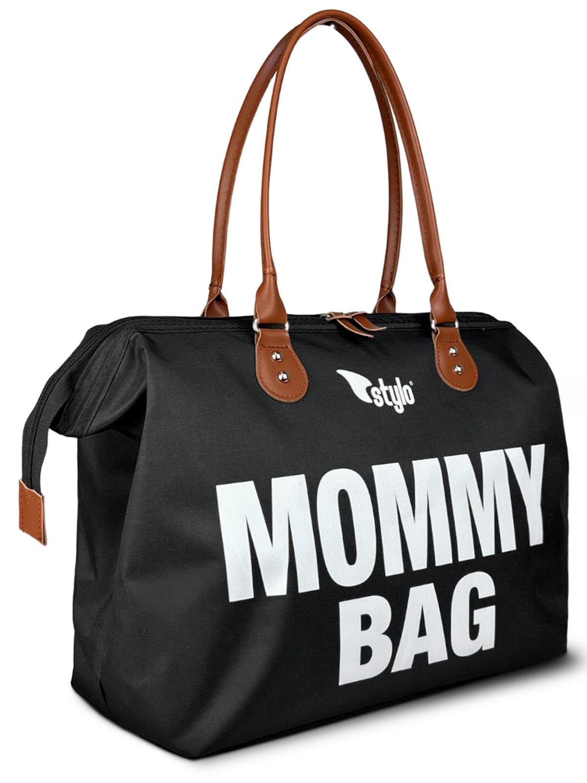 Stylo Çanta Mommy Bag Anne Bebek Bakım Çantası - Siyah